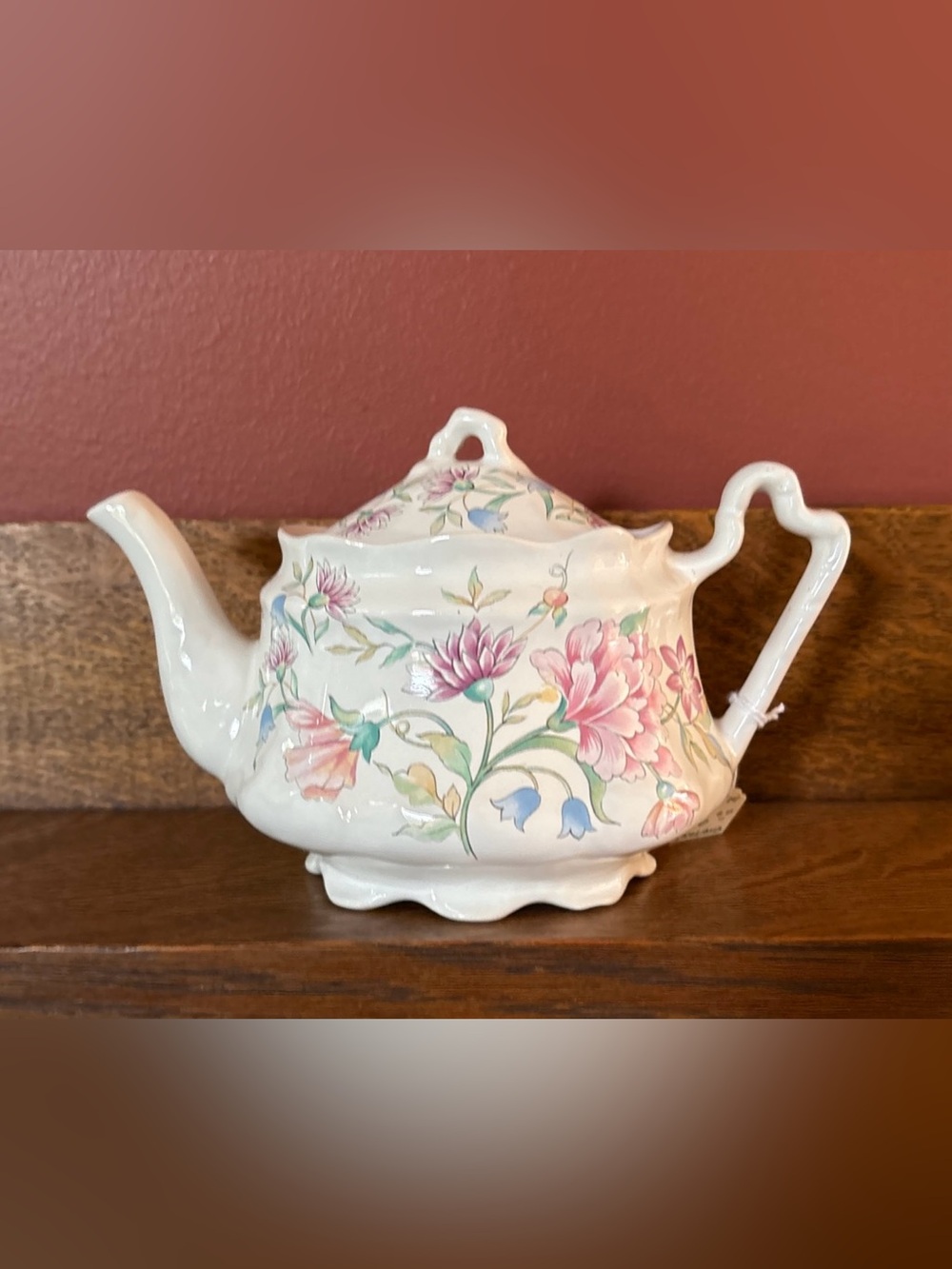 Arthur Wood Floral Teapot England